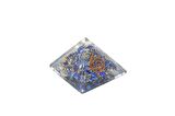 Hakiki Doğal Lapis Lazuli Taşı Orgonit Piramit 35 Gram