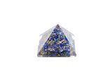 Hakiki Doğal Lapis Lazuli Taşı Orgonit Piramit 35 Gram