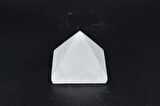 HAKİKİ DOĞAL SELENİT TAŞI PİRAMİT 120 GR 1.KALİTE