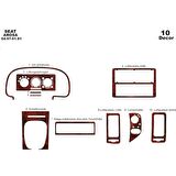 Meriç® Seat Arosa Ön Torpido Kaplama 10 Parça 1997-2001