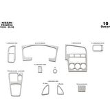 Meriç® Nissan Primera Ön Torpido Kaplama 10 Parça 1996-1999