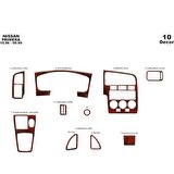 Meriç® Nissan Primera Ön Torpido Kaplama 10 Parça 1996-1999