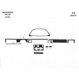 Meriç® Mercedes 280 Se Ön Torpido Kaplama 13 Parça 1980-1985
