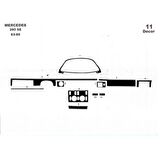 Meriç® Mercedes 280 Se Ön Torpido Kaplama 13 Parça 1980-1985