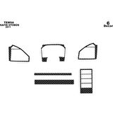 Meriç® Mitsubishi Safir Ön Torpido Kaplama 4 Parça 2011-2019