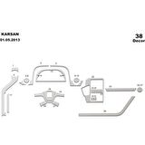 Meriç® Peugeot Karsan Jest Ön Torpido Kaplama 38 Parça 2013-›
