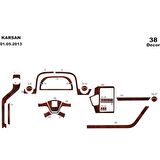 Meriç® Peugeot Karsan Jest Ön Torpido Kaplama 38 Parça 2013-›