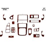 Meriç® Ssangyong Musso Ön Torpido Kaplama 17 Parça 1996-1999