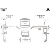 Meriç® Mercedes Vito Ön Torpido Kaplama 22 Parça 2006-2016
