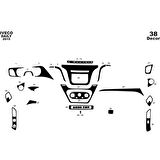 Meriç® Iveco Daily Ön Torpido Kaplama 38 Parça 2014-2019