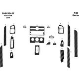 Meriç® Chevrolet Captiva Ön Torpido Kaplama 19 Parça 2007-2012