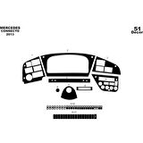 Meriç® Mercedes Connecto Ön Torpido Kaplama 51 Parça 2012-›