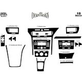 Meriç® Opel Astra H Ön Torpido Kaplama 18 Parça 2004-2015