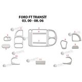 Meriç® Ford Transit Ön Torpido Kaplama 12 Parça 2000-2006