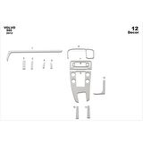 Meriç® Volvo S60 Ön Torpido Kaplama 12 Parça 2012-2016