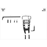 Meriç® Volvo S60 Ön Torpido Kaplama 12 Parça 2012-2016