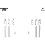 Meriç® Volkswagen Golf 6 Kapı Kaplama 12 Parça 2008-2016
