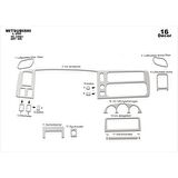 Meriç® Mitsubishi L200 Ön Torpido Kaplama 16 Parça 1996-2007