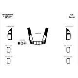 Meriç® Mitsubishi L200 4x4 Ön Torpido Kaplama 11 Parça 2007-2013