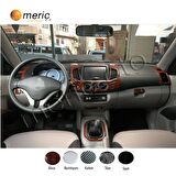 Meriç® Mitsubishi L200 4x2 Ön Torpido Kaplama 14 Parça 2007-2013