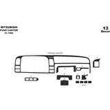Meriç® Mitsubishi Fuso Canter Ön Torpido Kaplama 13 Parça 1996-2004