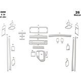 Meriç® Bmw 5 Seri E39 Ön Torpido Kaplama 26 Parça 1995-2003