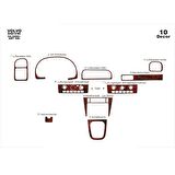 Meriç® Volvo S40 / V40 Alüminyum Kaplama 10 Parça 2000-2003