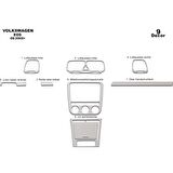 Meriç® Volkswagen Eos Ön Torpido Kaplama 9 Parça 2005-2010