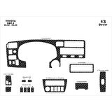 Meriç® Toyota Rav 4 Ön Torpido Kaplama 13 Parça 1994-2000