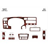 Meriç® Toyota Rav 4 Ön Torpido Kaplama 13 Parça 1994-2000