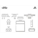 Meriç® Toyota Land Cruiser Ön Torpido Kaplama 20 Parça 1996-1998