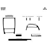 Meriç® Suzuki Baleno Ön Torpido Kaplama 9 Parça 1997-2006