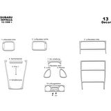 Meriç® Subaru Impreza Ön Torpido Kaplama 13 Parça 1998-2000