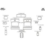 Meriç® Seat Toledo - Leon Ön Torpido Kaplama 15 Parça 1999-2002