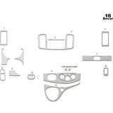 Meriç® Renault Trafic Ön Torpido Kaplama 16 Parça 2011-2015
