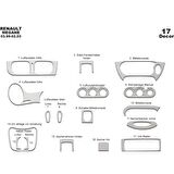 Meriç® Renault Megane Ön Torpido Kaplama 17 Parça 1999-2003