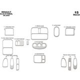 Meriç® Renault Clio Symbol Ön Torpido Kaplama 15 Parça 2004-2008