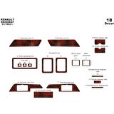 Meriç® Renault Brodway Ön Torpido Kaplama 18 Parça 1992-1999