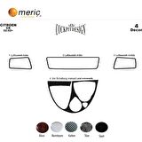 Meriç® Peugeot 807 Ön Torpido Kaplama 4 Parça 2002-2009