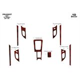 Meriç® Peugeot 407 Kapılar Ön Torpido Kaplama 10 Parça 2005-2010