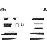 Meriç® Opel Vectra A Ön Torpido Kaplama 12 Parça 1987-1995