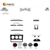 Meriç® Opel Corsa B/Tigra/Combo Ön Torpido Kaplama 10 P 1993-2000