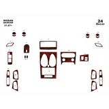 Meriç® Nissan Qashqai Ön Torpido Kaplama 24 Parça 2007-2010