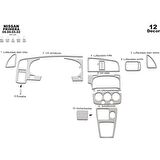 Meriç® Nissan Primera Ön Torpido Kaplama 12 Parça 1999-2002