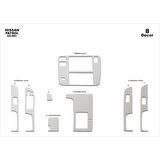 Meriç® Nissan Patrol Ön Torpido Kaplama 8 Parça 2000-2004