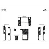 Meriç® Nissan Patrol Ön Torpido Kaplama 8 Parça 2000-2004