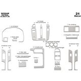 Meriç® Nissan Patrol Ön Torpido Kaplama 21 Parça 1998-2000