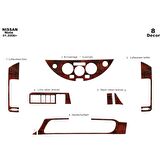 Meriç® Nissan Note Ön Torpido Kaplama 8 Parça 2006-2011