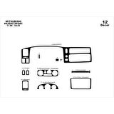 Meriç® Mitsubishi Pajero Sport Ön Torpido Kaplama 12 P. 1998-2002
