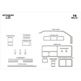 Meriç® Mitsubishi L300 Ön Torpido Kaplama 16 Parça 1988-›